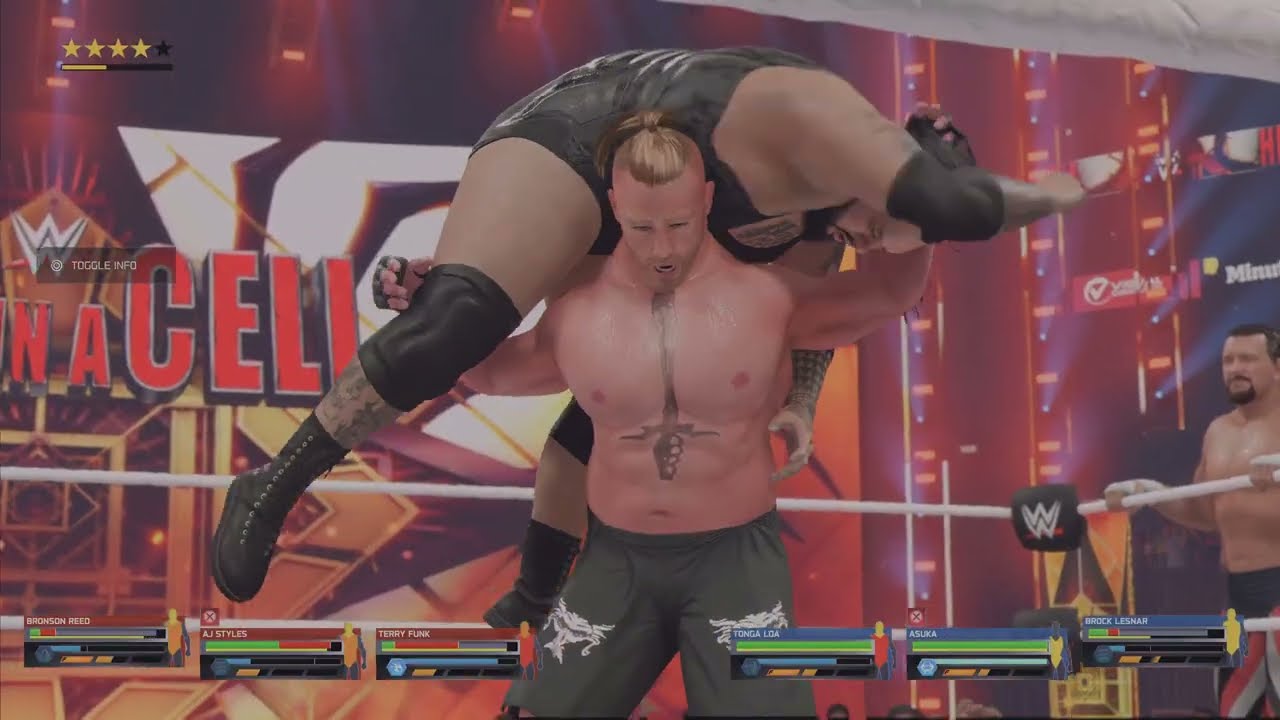 Team aj vs team ... Wwe2k25 