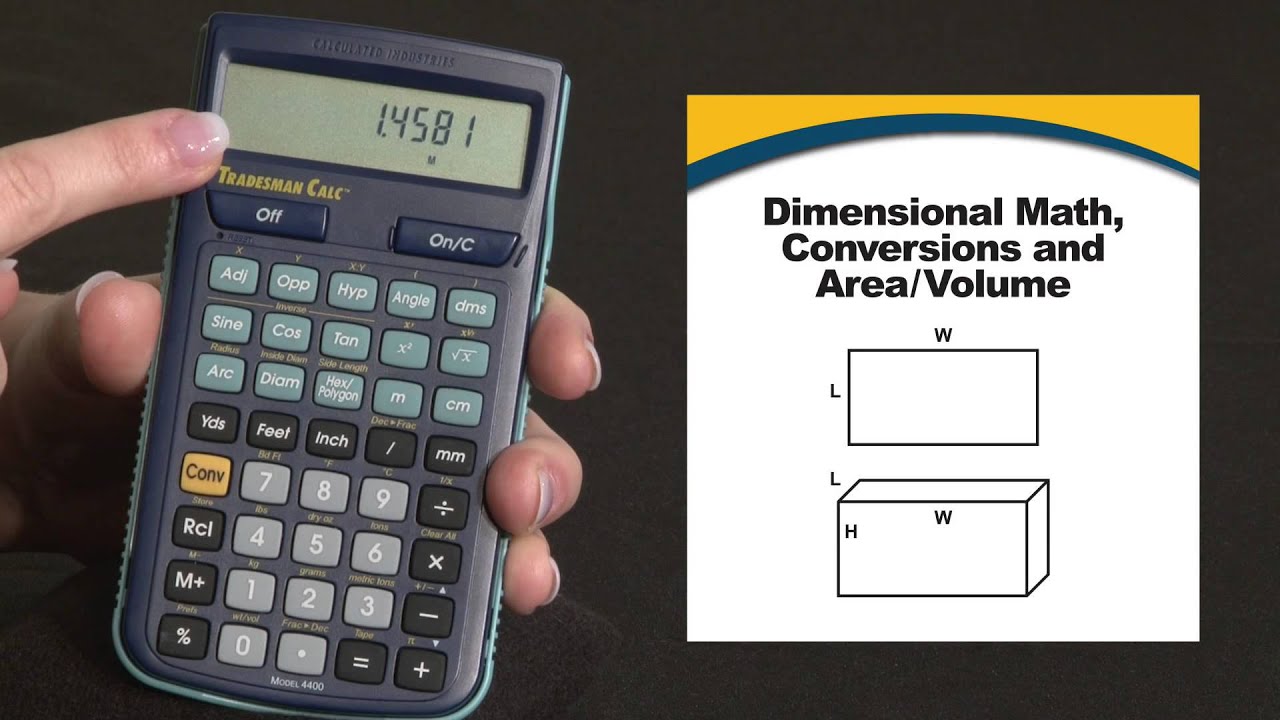 How to do Dimensional Math and Unit Conversions without Formulas | Tradesman Calc