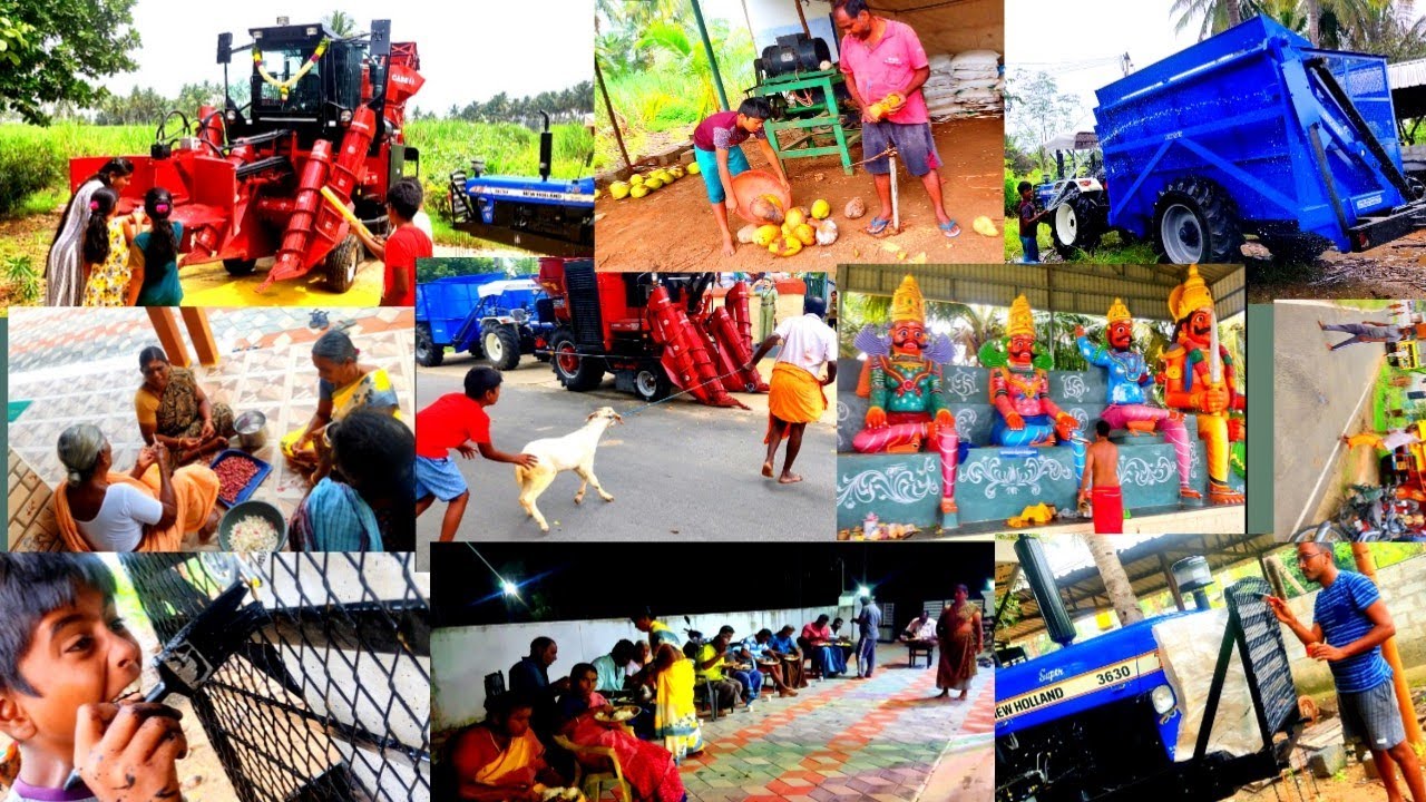 HARVESTER,லாரி🚚,டிராக்டர்,🚜ENFIELDER 🔥மகாசங்கமம்🔥 கிடாவெட்டு🐏part-2
