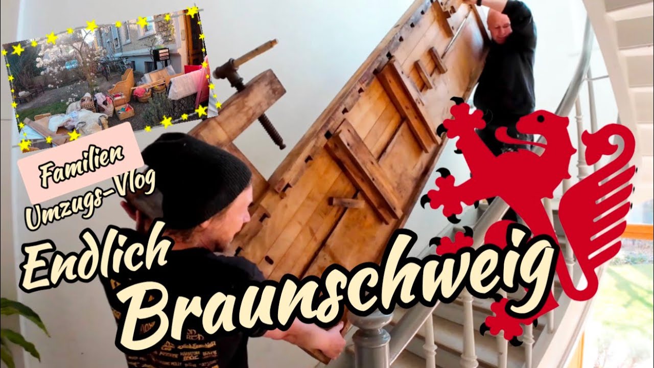 Tschüss Dorf und Hallo Braunschweig - der große Tag | Umzugsstress und gute Laune | Umzug-Vlog 6