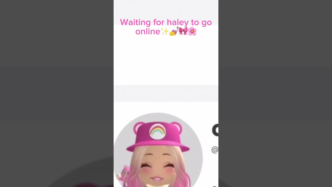 Waiting for haley to go online! ✨🌸🎀💅 #callmehhaley #roblox