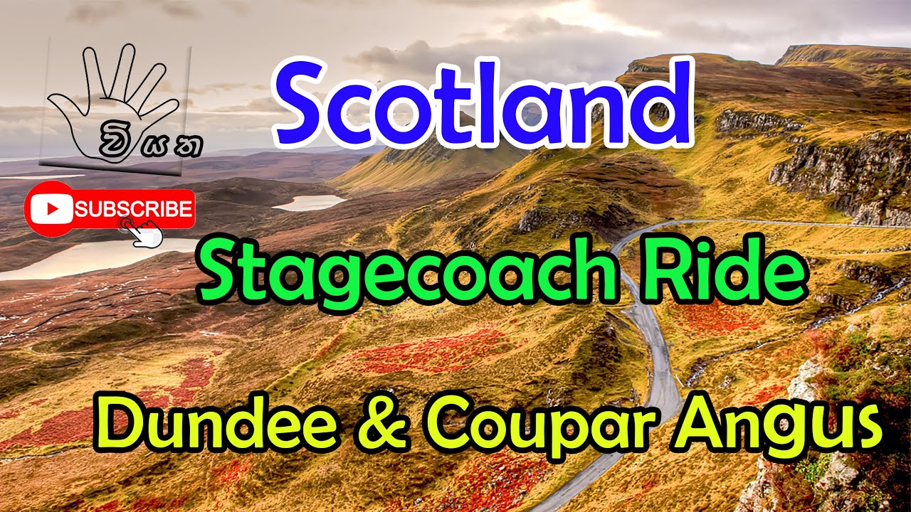Beautiful Scotland - United Kingdom UK|Stagecoach Ride in Winter Season  Dundee Perth Coupar Angus