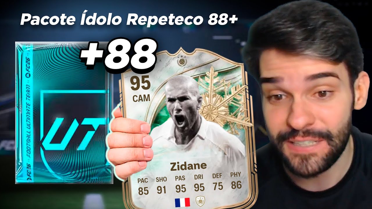 🔥 TIREI UM ICON DE 1 MILHÃO DE COINS no PACOTE NOVO DO ICON 88+! ULTIMATE TEAM EAFC 26