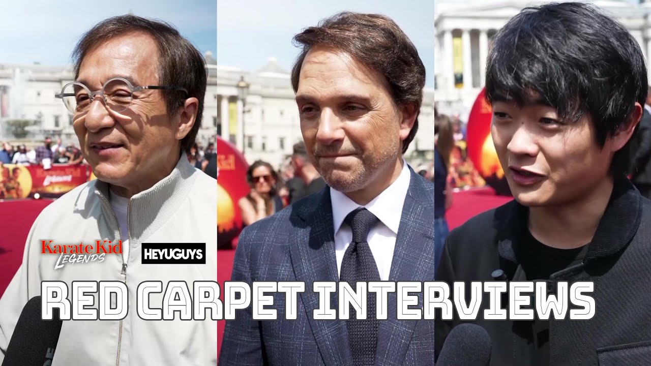 Red Carpet Interviews | Jackie Chan, Ralph Macchio, Ben Wang | KARATE KID: LEGENDS