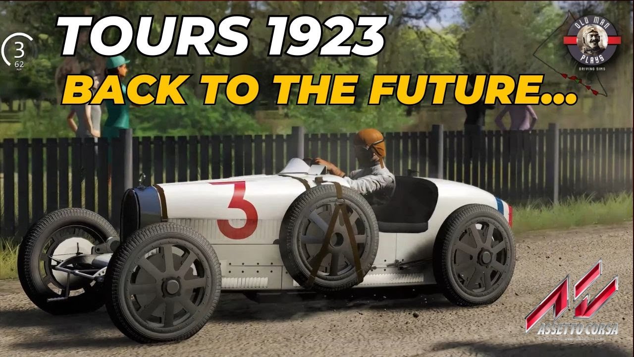 Step Back In Time: Vintage Car Racing In Assetto Corsa - Tours 1923 With Historic Sim Studio Mods