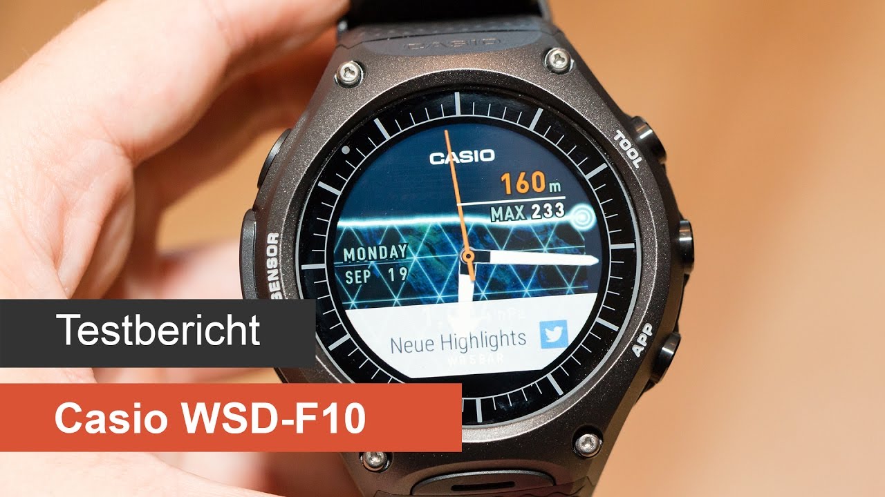 Casio WSD-F10 Outdoor Smartwatch im Test [Deutsch]