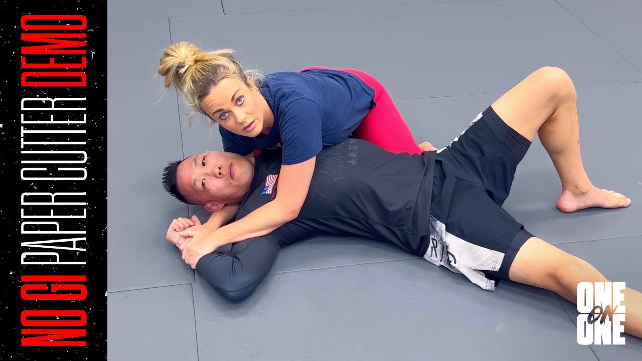 Laura Sanko MMA Demo | No Gi Paper Cutter
