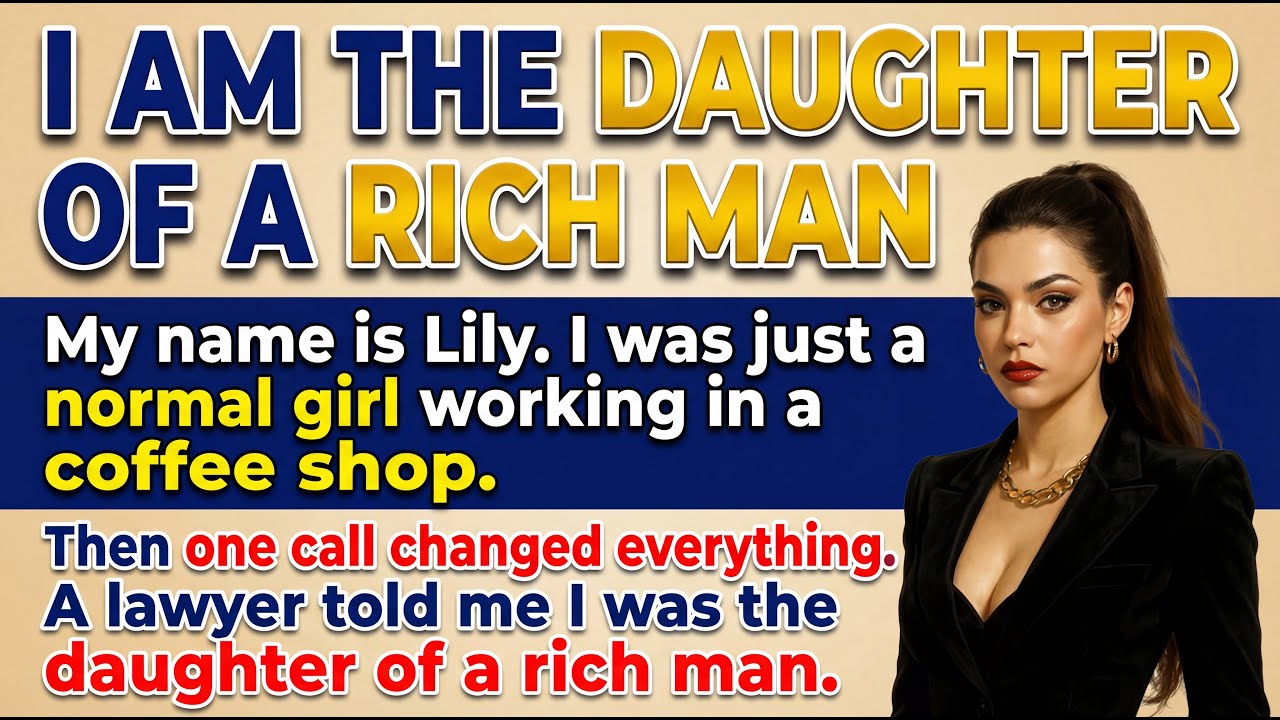 An Ordinary Girl Became the Daughter of the Richest | Learn English Through Stories | A1–A2