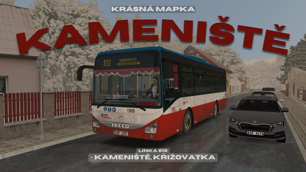 OMSI 2 | Kameniště je fakt super mapa, ale náročná...Linka 812