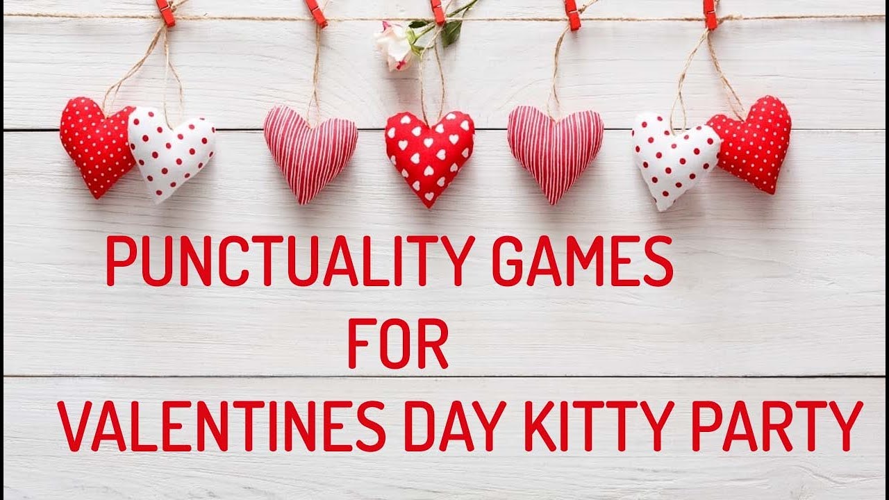 Valentines Day Kitty Party Punctuality Games and Lucky Lady Games