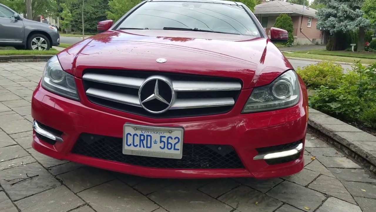 Replace Benz W204 DRL (daytime running lights)