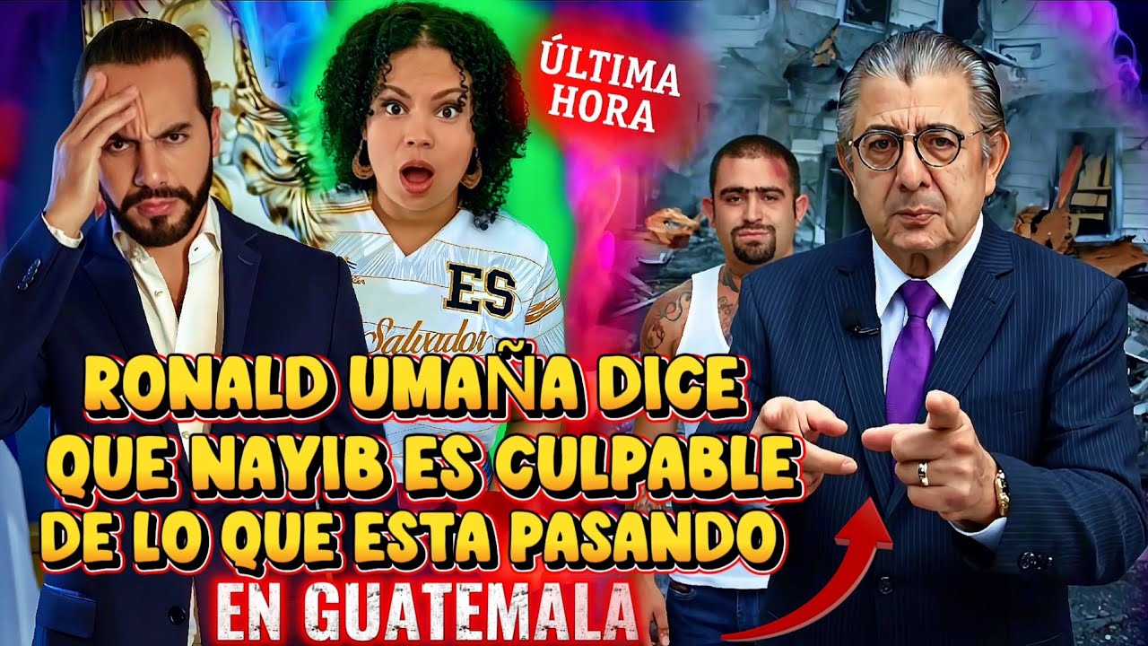BOMBAZO NAYIB BUKELE NO PERMITIRA ESTO RONALD UNAÑA QUE LO CULPA DE LO QUE ESTA PASANDO EN GUATEMALA