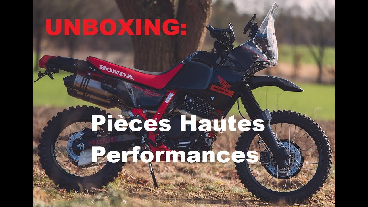 Honda NX 650 Dominator : 1er Unboxing des Pièces