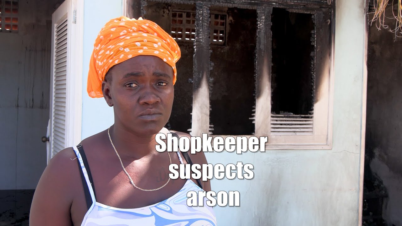 Shopkeeper suspects arson