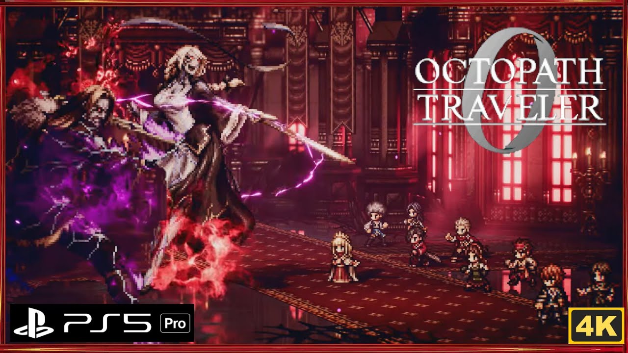 Octopath Traveler 0 Bestower of All Chapter 3 Cursed Princess Elrica Boss Build & Alaune Joins Scene
