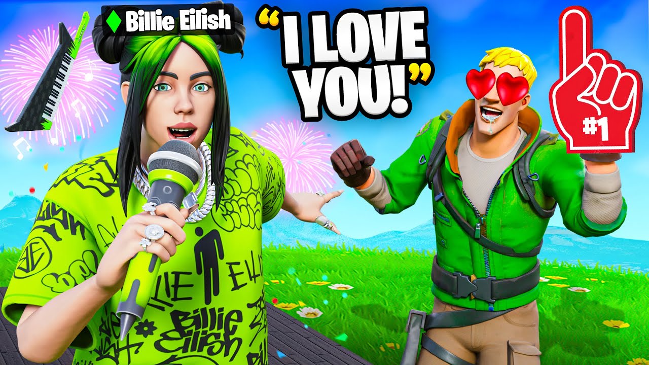 Я притворилась Билли Айлиш в Fortnite