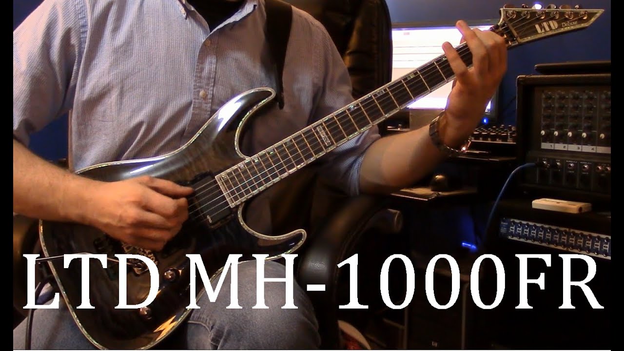 LTD MH-1000FR (Floyd Rose) Guitar Demo