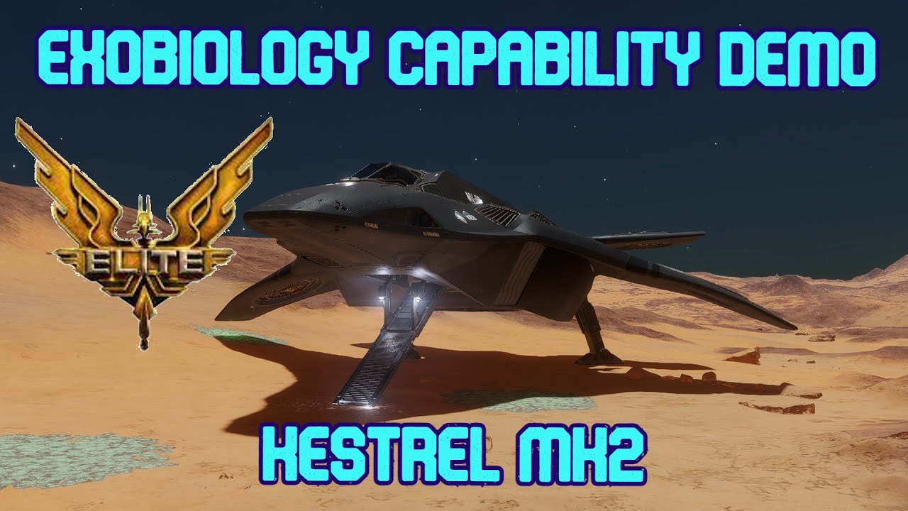 Elite Dangerous | Kestrel MK2 Exobiology | Landing Footprint Better than CobraV