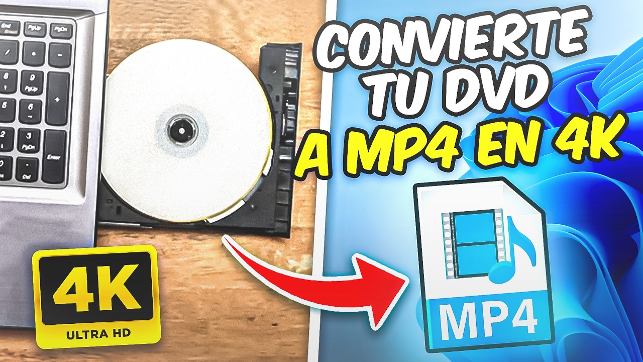 Como CONVERTIR un DVD a MP4 [4K] o CUALQUIER FORMATO FÁCIL con IA 💽🎞️|  WinXDVD Ripper Review 2025