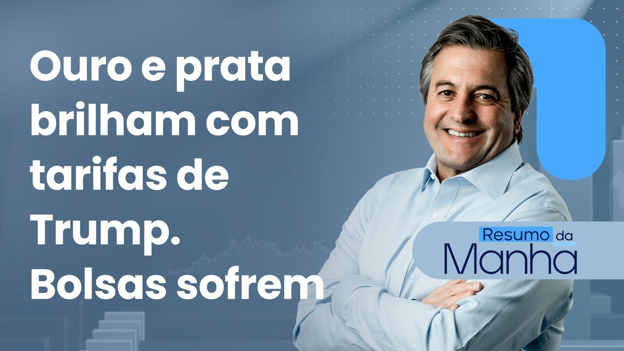 🔴 19/01/26 Ouro e prata brilham com tarifas de Trump | Bolsas sofrem | Resumo da Manhã