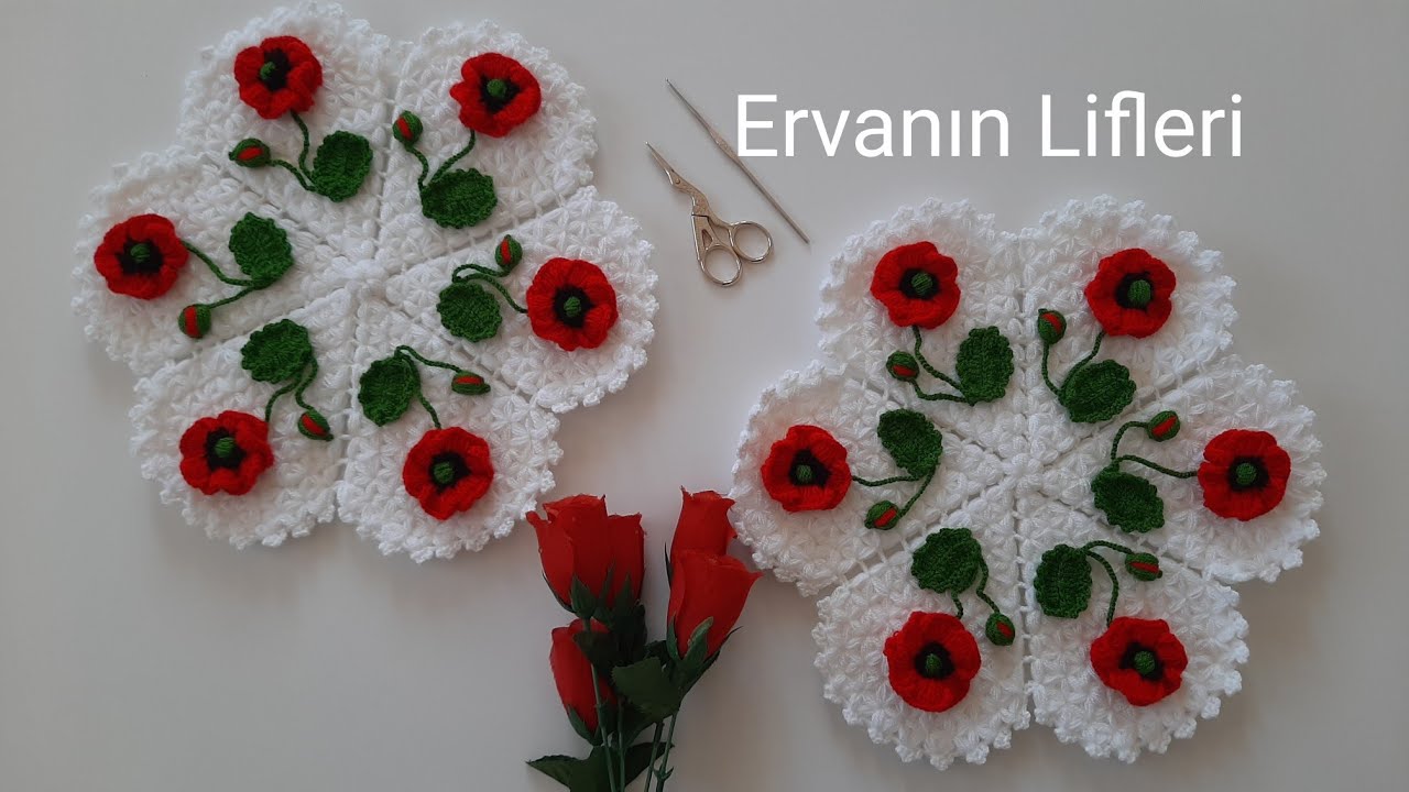 Ervanın Lifleri  - Gelincik lif modeli ( Tasarım elişi sevdası)