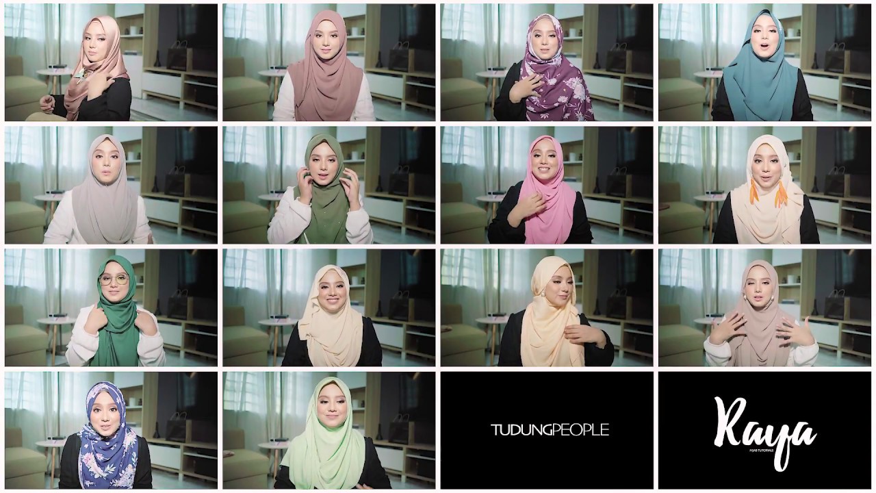 16 Raya Hijab Tutorials!