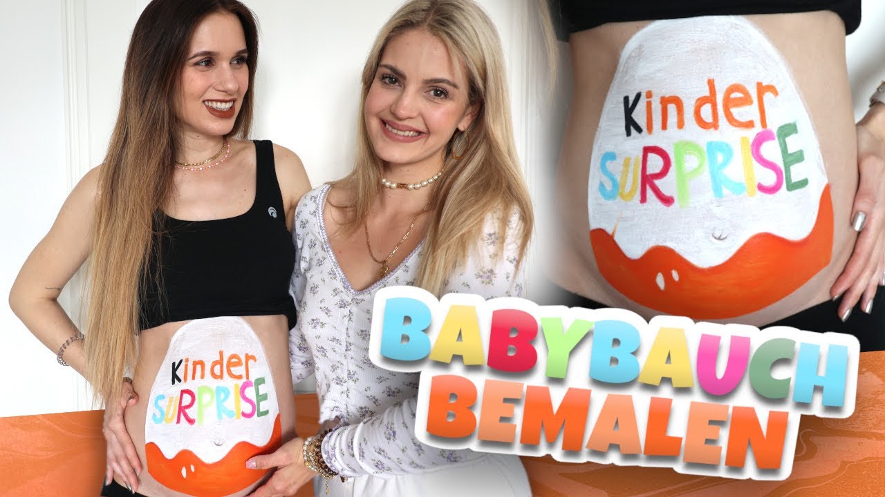 Das ERSTE MAL Babybauch bemalen 😍🤰🏻 I Coupleontour