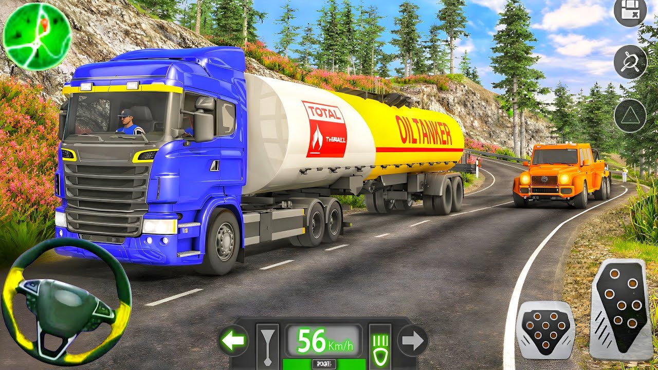 Oil Tanker Transport Driving Simulator - Heavy Cargo Transporter Truck Driver - Android GamePlay