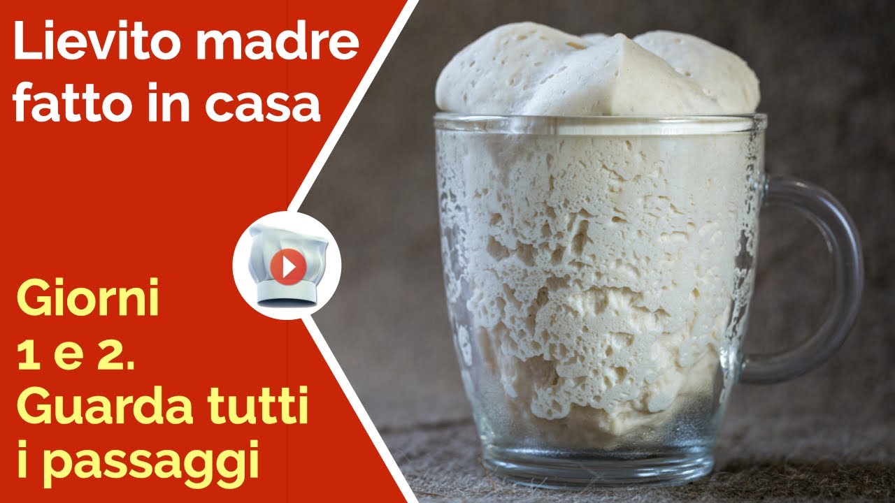 Lievito Madre Fatto in Casa (Pasta Madre, Lievito Naturale) | Giorno 1 e 2 | Ep. 1