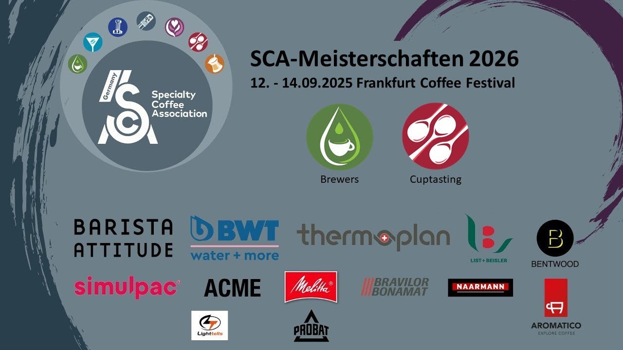 Deutsche SCA-Meisterschaften 2026 - Brewers und Cuptasting / Frankfurt Coffee Festival  - TAG 1