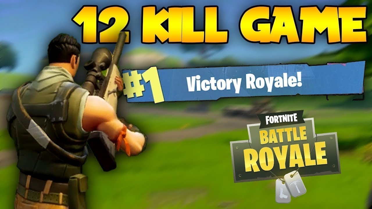 MODE SOLO - 12 KILL TOP 1 TRYHARD FORTNITE BATTLE ROYALE