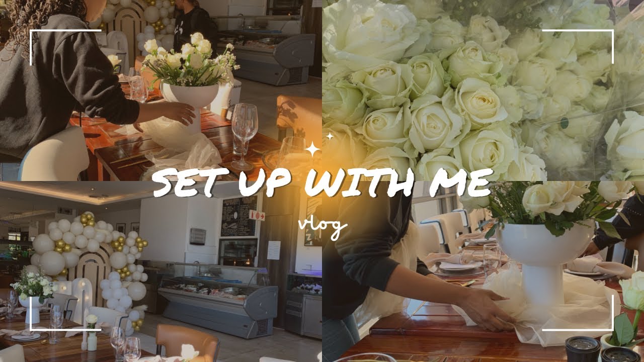 Set up with me | Luxury Event Decor | Vlog