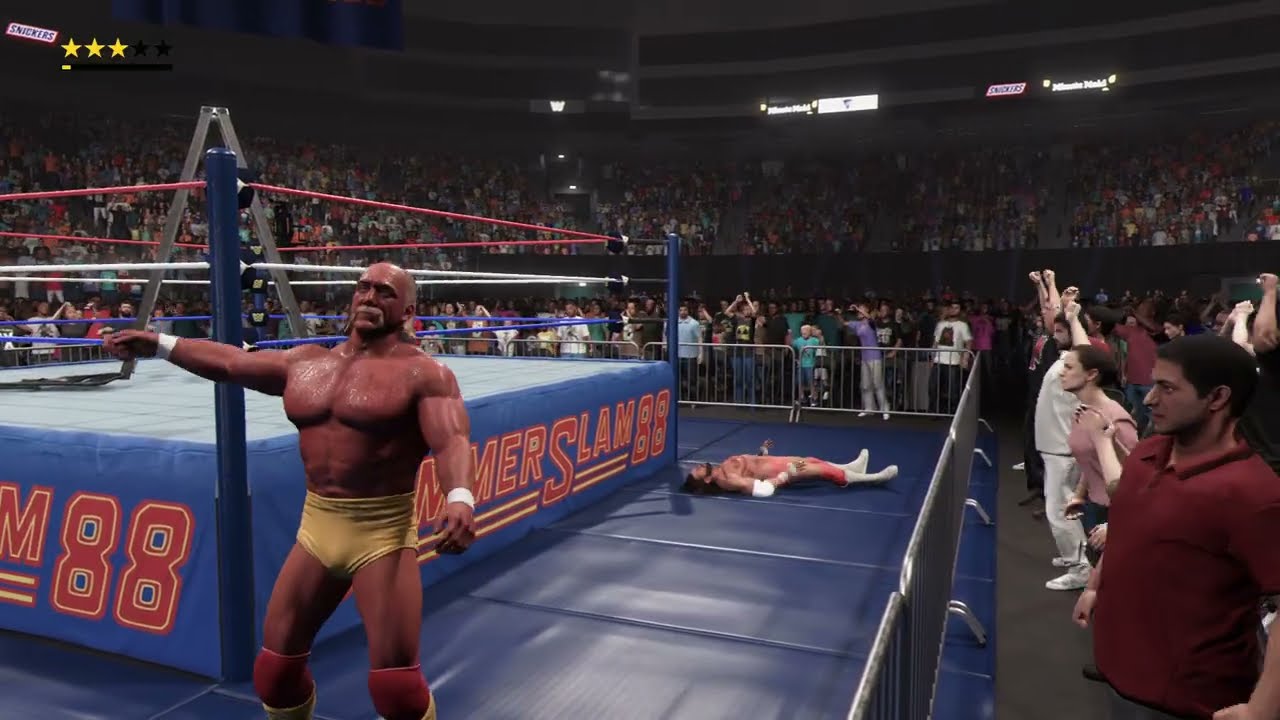 Macho Man Randy Savage vs Hulk Hogan – Ladder Match | WWF Intercontinental Championship 🔥🪜🤼‍♂️