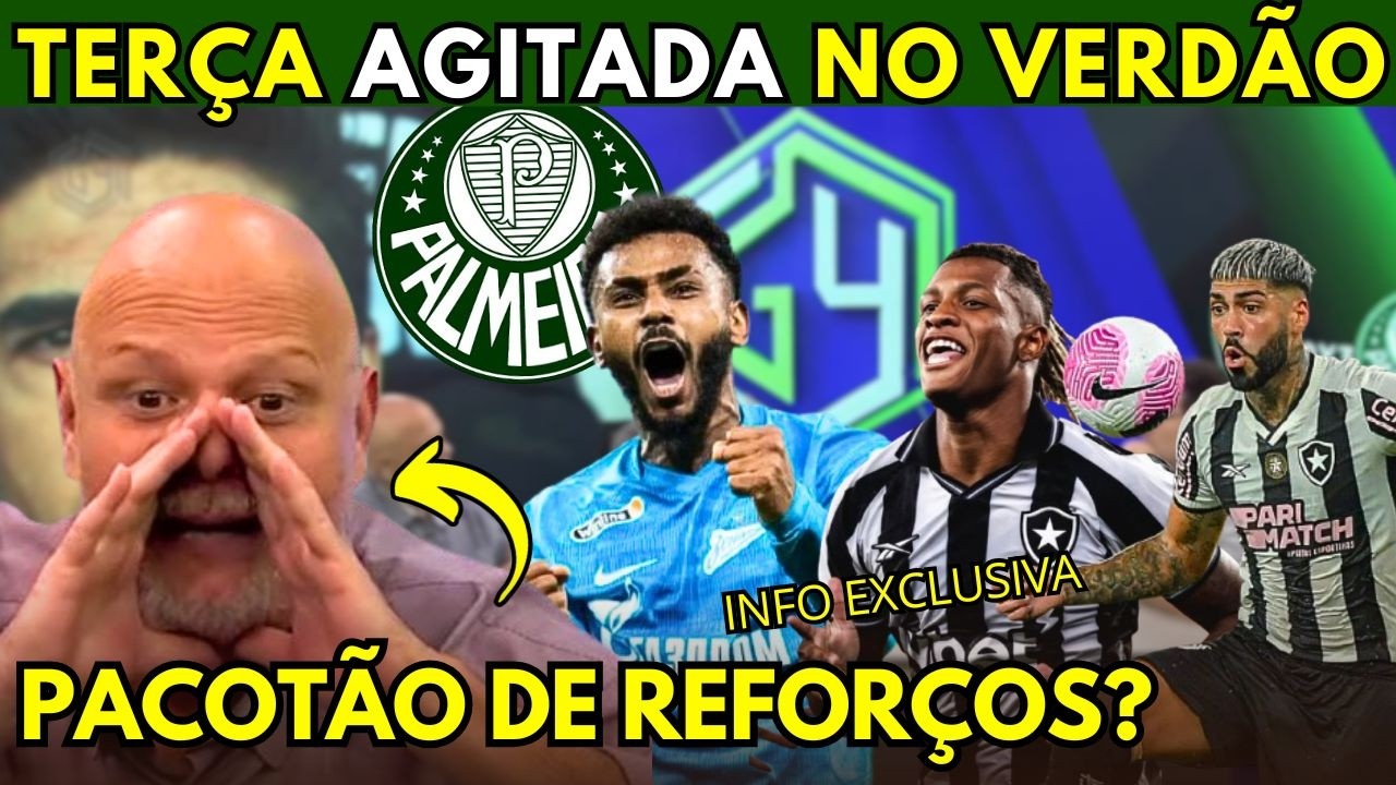 🤯PODE COMEMORAR! DANILO E BARBOZA NO VERDÃO? MASSINI COM INFO QUENTE DO PAULINHO! PALMEIRAS HOJE