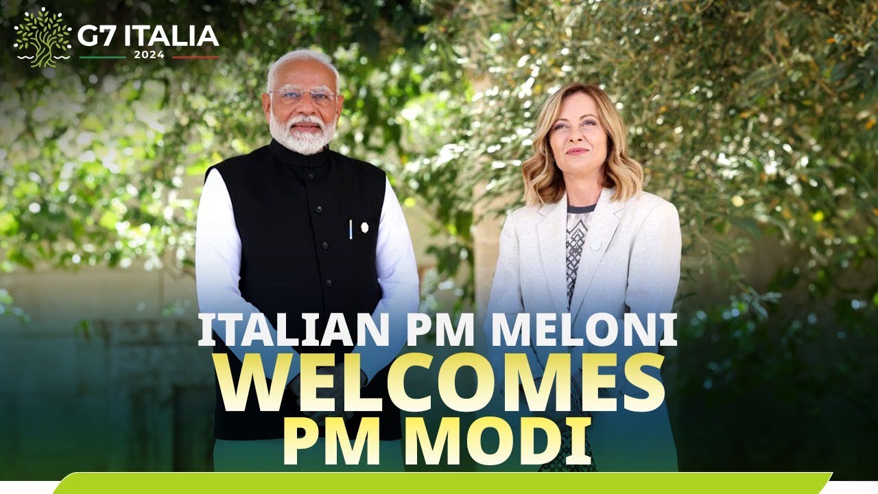 LIVE: Italian PM Meloni welcomes PM Modi at G7 Summit venue