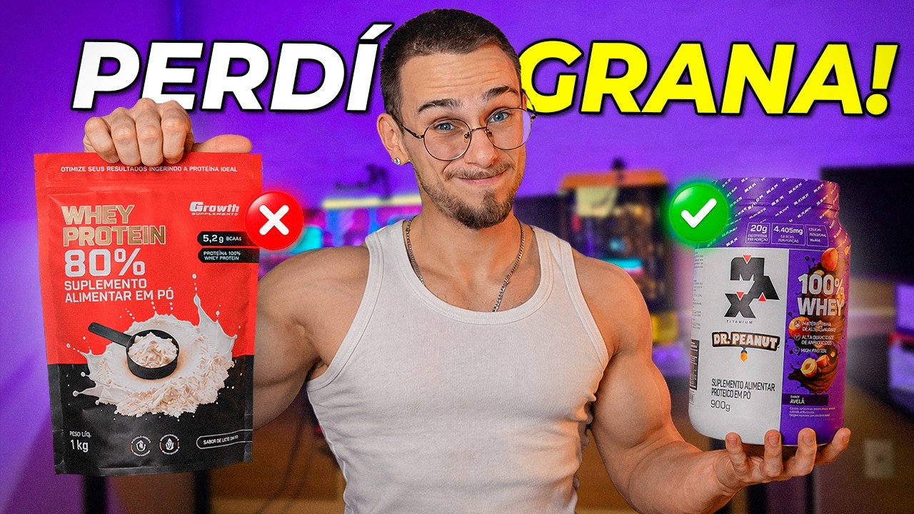 OS MELHORES Whey Protein Custo-Benef&iacute;cio pra COMPRAR em 2026! (Melhor PROTEINA)