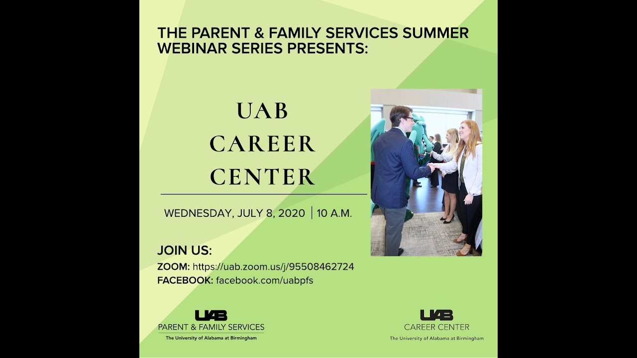 UAB Career Center Webinar 2020
