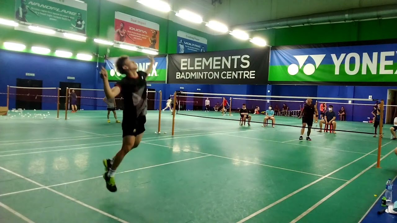 Element Badminton Final Boy Single U18 Tournament - Ariffin Zakaria Vs Darrel Chew