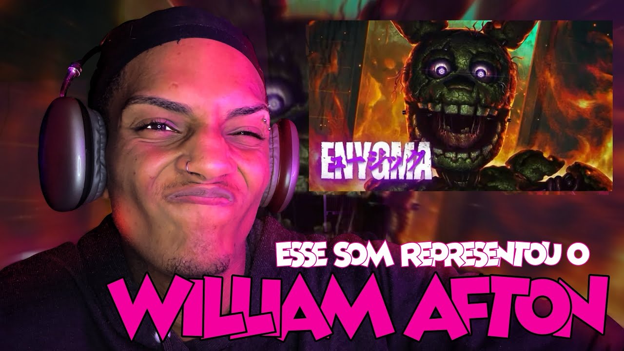 NIQUINHO REAGE A SUA AGONIA | SPRINGTRAP/WILLIAM AFTON (Five Nights At Freddy’s) - React Enygma