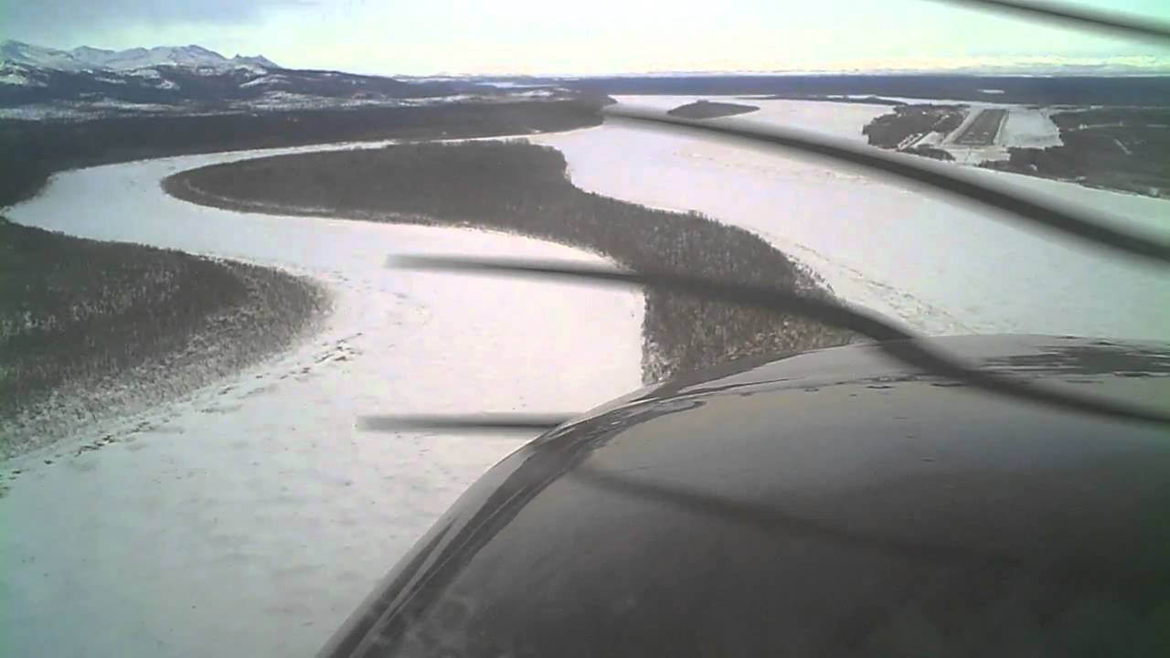 landing at Aniak Alaska