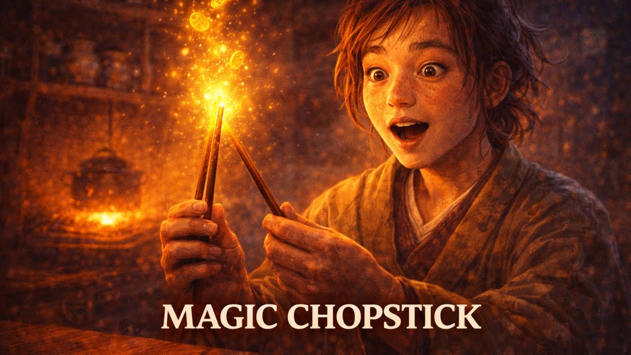 The lucky magic chopstick and the gift of kindness 🥢