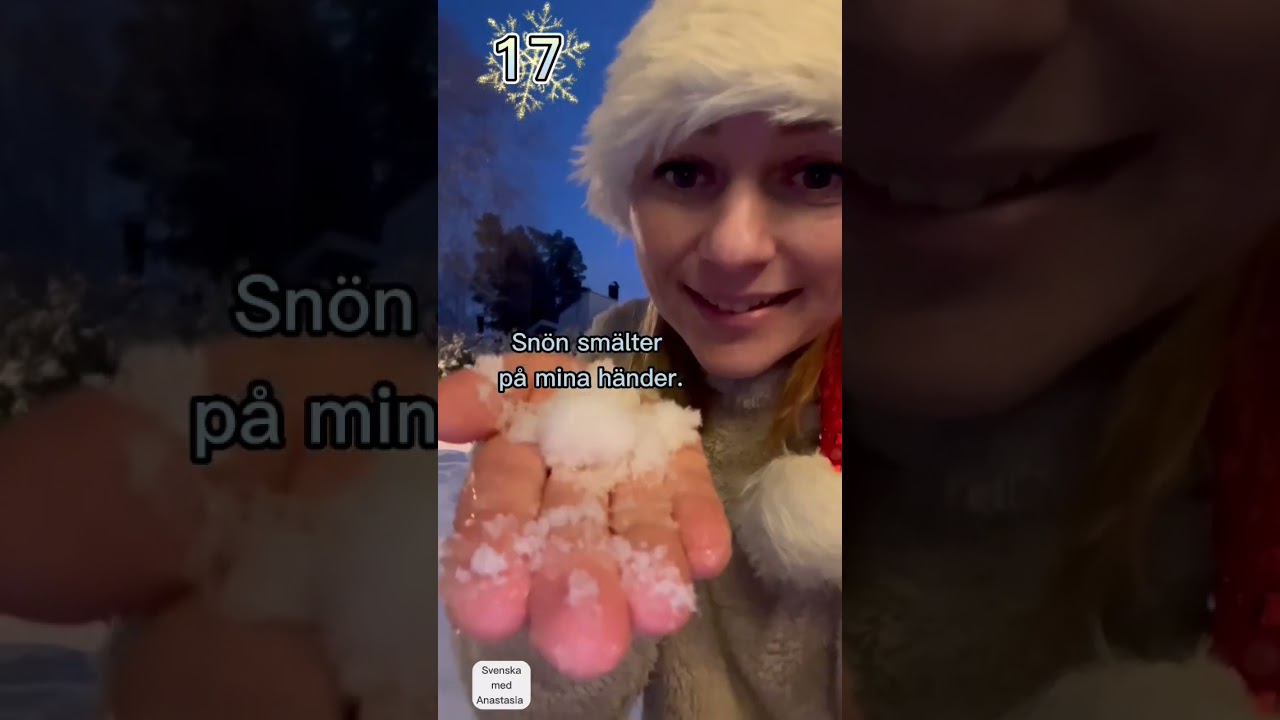 Lucka 17 - julkalender 🎄 #swedishforbeginners #learnswedish #sfi