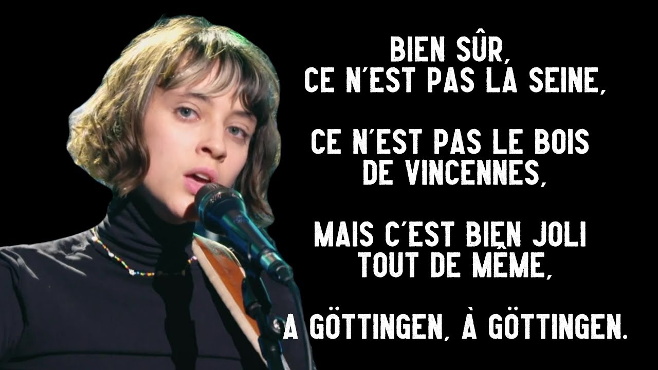 Pomme - Göttingen (Barbara) - Paroles / Lyrics