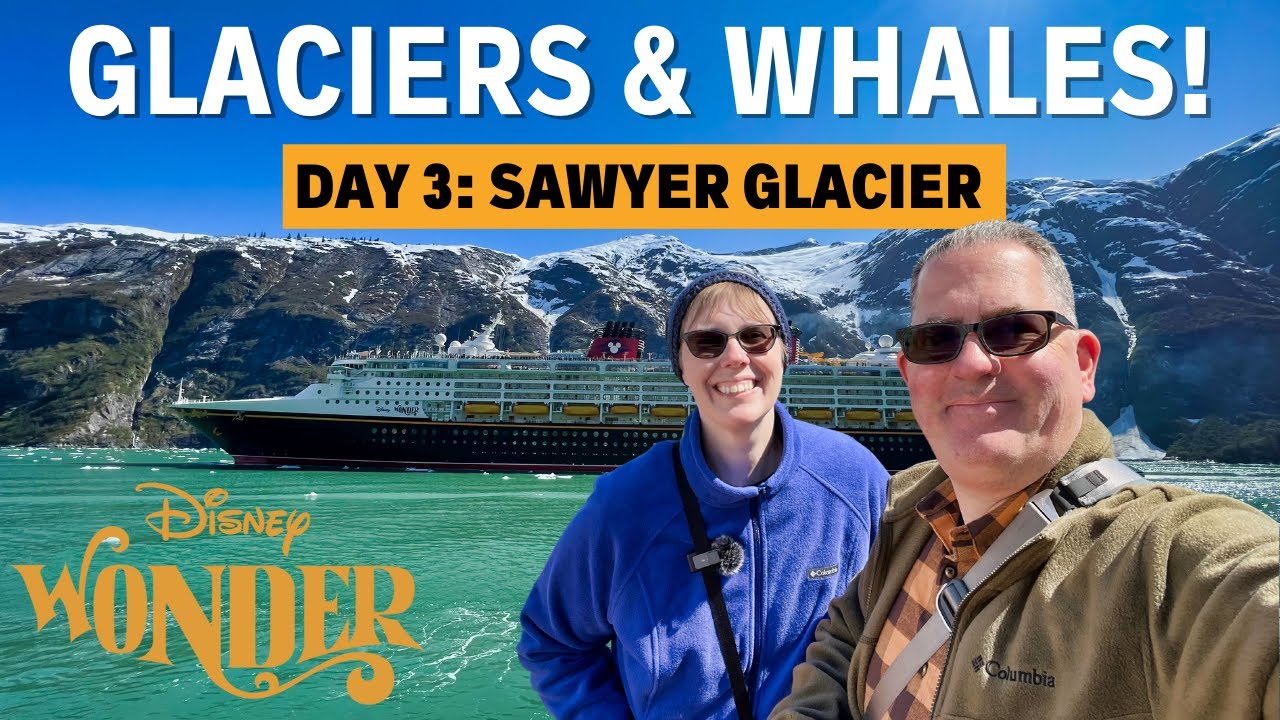 We Saw Whales and a Glacier! Day 3 on the Inaugural 2023 Alaska Sailing on the Disney Wonder!