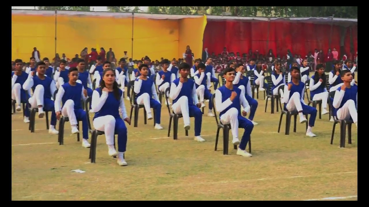 Chair Drill Fitness #jmps #annualsportsmeet #youtubevideo #agra #india #cbse #school वार्षिक खेल