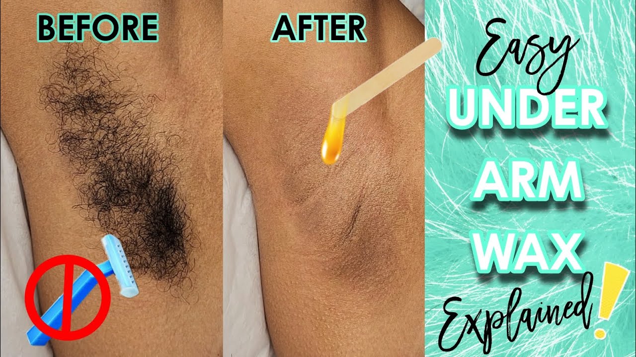 Easy Armpit Wax! #UnderarmWax #ArmpitWax