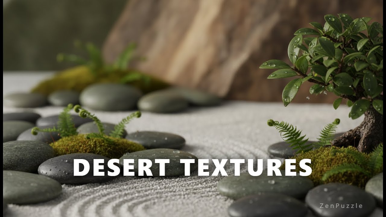 Desert Cracked Earth and Sand Ripples Nature Texture