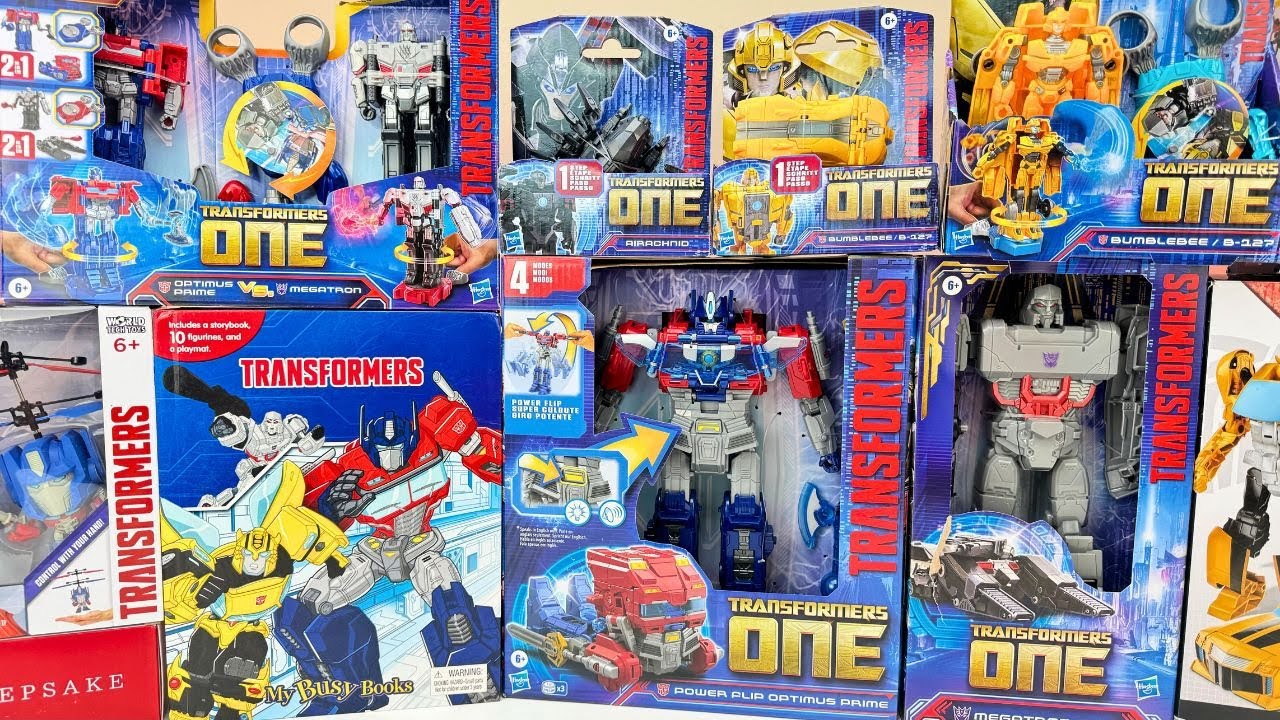 Transformers ONE Movie Toys Unboxing Review | Robot Battlers Optimus Prime VS Megatron