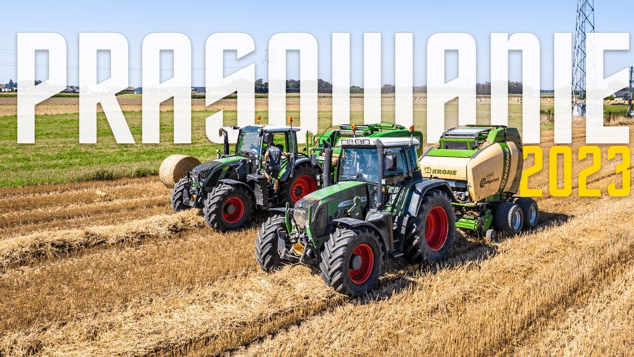 ✔Fendt Vario 724 SCR/716 TMS ✔McHale ✔Krone Prasowanie słomy 2023  U.R. Tomasz Jagusz #opolskie
