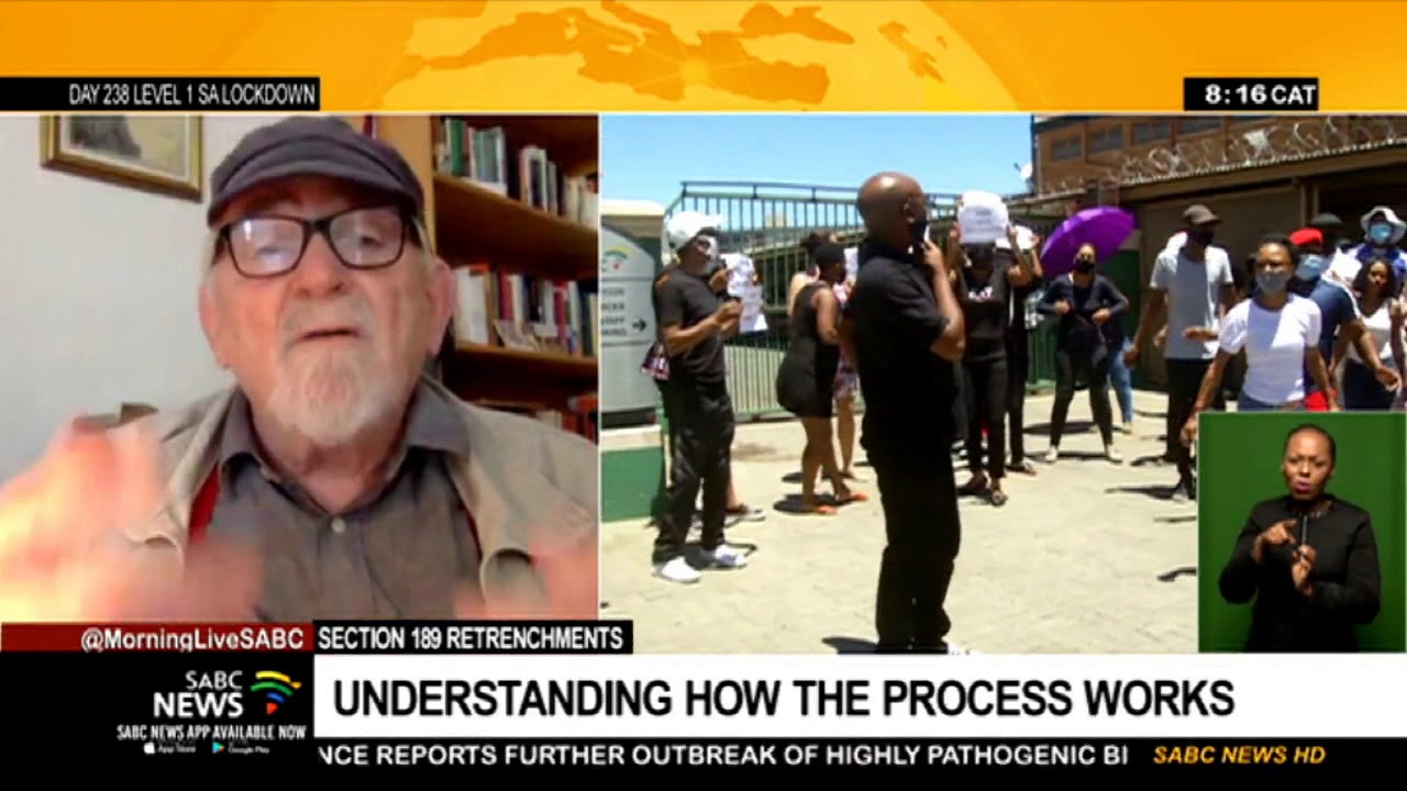 Discussing the Section 189 retrenchment process with Terry Bell